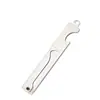 Palillo Plegable de Acero Inoxidable Modelo Portátil para Uso en Casa Herramienta para Limpiar los Dientes Palillo Multifuncional Abrebotellas Tres en Uno