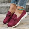 Mocasines Bajos de Nuevo Estilo Transfronterizos para Mujer Otoño 2025 Nueva Versión Coreana Slip-On Planos Zapatos Perezosos Venta al por Mayor en Stock