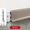 Fivela de Rodapé de Liga de Alumínio Metal Madeira Grão Rodapé Ultra-Fino Doméstico 6cm Extremamente Estreito Espessado Normcore Impermeável