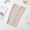 Manga de Seda Gelo Protetora Solar Feminina Verão Anti-UV Dirigindo Passeio Manga Longa para Braço Manga para Mão Manga de Gelo Solta Masculina