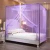 Nova Mosquiteiro de Palácio Doméstico com Suporte Reforçado, Estilo Princesa, Espessado e Densificado, Mosquiteiro Tradicional para Cama de Casal