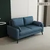 Sofá para Apartamento Pequeño Más Vendido Sofá Moderno Sencillo de Tela Técnica Sofá para Apartamento de Alquiler Sofá de Cuero Resistente a Arañazos de Gato