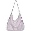 Otoño 2026 Nuevo Bolso Plateado Bolso Tote Bolso de Hombro de Nylon para Mujer Estilo Coreano Bolso de Niña Bolso de un Solo/Doble Hombro