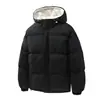 Chaqueta de Algodón con Relleno Versátil Clásica para Hombres y Mujeres, Estilo Pareja, Abrigo de Algodón Espeso Cálido con Capucha para Otoño e Invierno