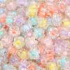 Contas Cor Fantasma Transparente Fosco Estrelas Doces Redondas Contas para DIY Pulseira de Joias Artesanais Acessórios Material