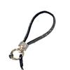 Llavero de coche anti-pérdida unisex creativo Cuerda de teléfono móvil de diamante Joyería de pareja totalmente de diamante Colgante de cuerda de color
