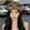 Gorra Azul Marino Bordada Europea y Americana Cosplay Uniforme de Policía Femenino Sombrero de Otoño e Invierno para Actuación Circunferencia de Cabeza Grande Sombrero de Marinero Japonés para Mujer
