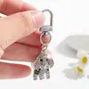 Llavero de cachorro de animal lindo transfronterizo europeo y americano, accesorio para bolsa, colgante creativo personalizado para mochila