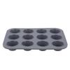 Molde Redondo para Pan de Hamburguesa de Venta Caliente Transfronterizo 12 Molde Casero para Hornear Pan Francés Fácil Desmolde Cocina