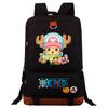 Mochila escolar de gran capacidad con estampado de Luffy de One Piece para estudiantes jóvenes, mochila de viaje para hombres y mujeres
