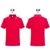 Camisa tipo Polo Ropa de Trabajo Logo Impreso Verano Cuello Solapa Manga Corta Camiseta Corporativa de Equipo Cultural Ropa de Trabajo de Verano