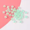 Contas Transparentes Coloridas Estrela de Cinco Pontas Acrílico Contas Soltas Acessórios DIY Pulseira Joias com Contas Material Pingente Atacado