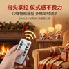Luz de Vela LED Navideña, Vela Electrónica Falsa Simulada, Decoración para Fiesta de Cumpleaños, Luz Nocturna con Control Remoto para Exteriores, Impresión UV para Ambiente