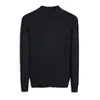 Moda Jacquard Meia-Gola Outono/Inverno 2025 Malha Interna de Lã Tricô Meia-Gola de Manga Longa Camada de Base para Homem