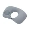 Almohada inflable en forma de U de cuatro colores tipo prensa para viajes y camping, portátil y personalizable con logo, almohada inflable de prensa