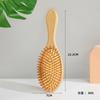 Peine de masaje con cojín de aire y bolsa de aire, antiestático, para peluquería, rizado, portátil, de madera para limpieza del cabello.