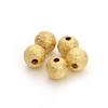 Contas Espaçadoras de Cobre Fosco 3-12mm, Contas Redondas de Cobre com Conservação de Cor, Acessórios para Montagem de Pulseiras, Componentes para Joias Artesanais DIY