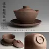 Xícara de Chá Coberta Azul e Branca Conjunto de Chá Kung Fu Tigela de Chá Sancai Cerâmica Doméstica Bule Grande Pintado à Mão Suspenso