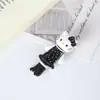 Nova saia elegante, gato de pernas compridas, presilha de cabelo criativa fofa, acessório de cabelo para meninas, presilha jacaré, presilha de franja estilo ins