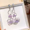 Brincos de Moda Doces e Frescos para Mulheres, Luxo Leve com Sensação de Alta Qualidade, Brincos Versáteis com Design Único, Brincos de Tarraxa de Nicho Atacado