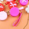Pingente de bolsa mini fofo e criativo mini porta-moedas fones de ouvido chaveiro de carro ornamentos bolsa pequena de cola macia em estoque