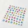 Pegatinas de Material de Diario de Dibujos Animados de Alto Valor, Pegatinas Decorativas Impermeables Lindas para Vasos de Agua Infantiles Estilo Ins, Papelería Guka