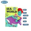 Venta especial todos los días libro de tela con cola para niños libro de juguete educativo papel crujiente libro de iluminación educación temprana libro de tela para rasgar juguete
