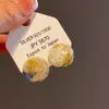 Estilo Primavera Flor Real Flor de Rosa Amarilla Collar Gargantilla de Cristal de Circonita Fresca Cadena para Clavícula Versátil Retro