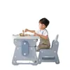 Manlong juego de escritorio y silla pequeños para niños para estudiar, escritorio de escritura ajustable, escritorio y silla para estudiantes de primaria, escritorio y silla para educación temprana en casa