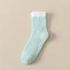 Calcetines de Forro Polar Coral sin Pelo de Invierno para Mujer, para Casa, Gruesos, Combinan con Todo, Cálidos, de Media Caña, para Dormir a Prueba de Frío