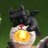 Variedad de Figuras Pequeñas Lindas Caja Sorpresa Decoraciones de Escritorio, Adorable Dragón Pequeño Adorno que se Ilumina para Aliviar el Estrés, Juguete de Animales para Armar