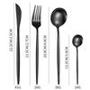 Conjunto de talheres portugueses de aço inoxidável da Amazon para hotel, restaurante, faca de bife de alto valor, garfo, colher e colher