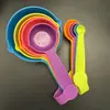 Juego de 8 piezas de tazas medidoras y cucharas medidoras de acero inoxidable para cocina y hogar con báscula, herramientas para hornear, juego de cucharas medidoras, cuchara multifunción