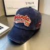 Gorra Lavada con Letra Transfronteriza para Hombre Gorra de Camionero Retro Europea y Americana Protector Solar Exterior Copete Profundo Sombrero Pequeño que Muestra la Cara para Mujer