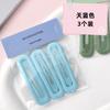 Horquilla de pelo ovalada de color caramelo para niña, con flequillo dulce, pinza lateral, horquilla de celebridades de Internet japonesas y coreanas, accesorios para el cabello para niños