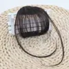 Franja Mini, Franja com Efeito Leve (Air Bangs), Franja Falsa, Franja Realista para Mulheres, Aplique de Cabelo com Franja Fina