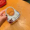 2026 Nueva Moda Transfronteriza Mini Bolso Bolso de Acrílico en Forma de Media Luna Bolsillo para Monedas Rojo Sobres Bolsos Cruzados para Niños