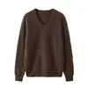 Novedades para Otoño/Invierno 26: Suéter básico de polar con cuello redondo, jersey de polar de cachemira de seda de morera, suéter de lana de corte holgado