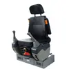 Asiento de cabina de excavadora, conjunto pequeño, asiento con amortiguación para cabina de cargadora montacargas, montaje de venta directa