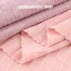Tejido de Costilla 7x4 Rayón Nylon Poliéster Elástico Algodón de Color Rayado 230g Camisa Base Suave Amigable con la Piel