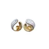 Joyas hechas a mano DIY aretes de perlas, soportes vacíos para aretes de perlas, accesorios para aretes estilo corte francés al por mayor