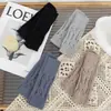 Conjunto de Muñeca Corta con Patrón de Cáñamo Otoño e Invierno Nuevo Cálido de Moda para Hombre y Mujer Manga Falsa de Medio Dedo Ropa