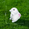 Lanterna de coelho miniatura, criativa e adorável para micro paisagismo; Acessórios de decoração DIY para criar uma cena de lanterna Kongming; um pequeno ornamento do Festival do Meio Outono