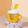 Vaso con pipeta para niños transfronterizo, vaso para beber para bebés con asa, vaso para beber para bebés, vaso anticaídas, vaso para leche