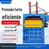 Máquina de embalagem hidráulica vertical Máquina de embalagem hidráulica de papelão Máquina de embalagem de compressão de saco tecido Máquina de embalagem de material de borda