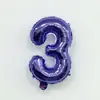 Globos de Película de Aluminio Morados de 16 pulgadas Alfanuméricos 0-9 A-Z Arreglos de Cumpleaños Decoraciones Globos de Papel de Aluminio Venta al por Mayor