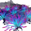 Avatar Zorro de Nueve Colas Luz Fantasía para Exteriores Impermeable Luz de Paisaje Gradiente de Color Avatar Decoración de Iluminación de Jardín