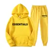 Conjunto popular de sudadera con capucha estilo americano con estampado de letras, casual y versátil, marca de moda, sudadera y pantalones de chándal de corte holgado, unisex