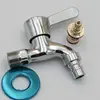 Venta Directa de Fábrica de Grifos para Lavadora, Lavaderos para Trapeador de Acero Inoxidable, Grifos de Agua Domésticos, de Agua Fría Única de Apertura Rápida con Caño Largo de 4 Puntos