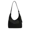 Estilo Casual Versátil 2026 Nova Bolsa Saco para Meninas, Estilo Coreano Outono Simples e Elegante Bolsa de Ombro Transversal para o Dia a Dia